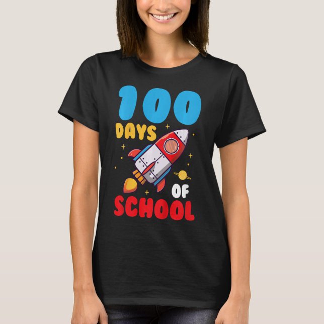 Camiseta 100 Días Escolares De Niños 100 Días Escolares (Anverso)