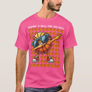 Camiseta 100 Días Escolares De Niños De Baloncesto 100 Días
