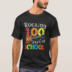 Camiseta 100 Días Escolares De Teatro De Música De Guitarra