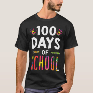 Camiseta 100 Días Escolares Diciendo Bello Equipo