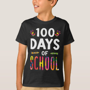 Camiseta 100 Días Escolares Diciendo Bello Equipo