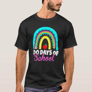 Camiseta 100 Días Escolares Felices 100 Días De Enseñanza E