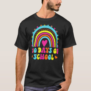 Camiseta 100 Días Escolares Felices 100 Días De Enseñanza E