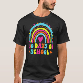 Camiseta 100 Días Escolares Felices 100 Días De Enseñanza E