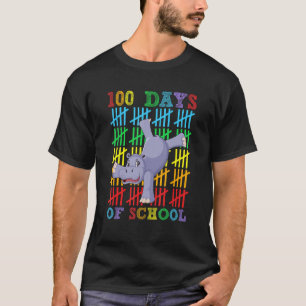Camiseta 100 días escolares Hippo Chicas 100 días Sc