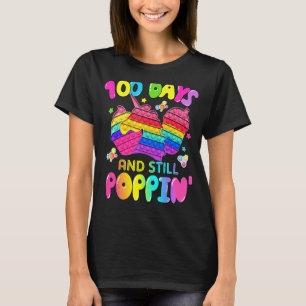 Camiseta 100 Días Escolares Y Aún Poppin' Chica Unicornio