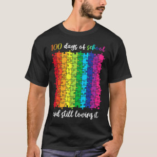 Camiseta 100 Días Escolares Y Todavía Me Encanta Feliz
