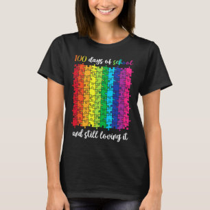 Camiseta 100 Días Escolares Y Todavía Me Encanta Feliz
