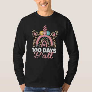 Camiseta 100 días felices 100 días de escuela Unicorn G