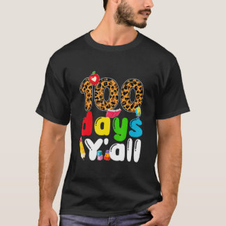 Camiseta 100 días felices 100 días de maestros escolares