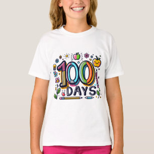 Camiseta 100 días felices de clases - 100° día de clases