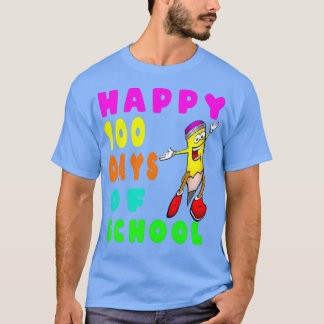 Camiseta 100 días felices de la escuela 68
