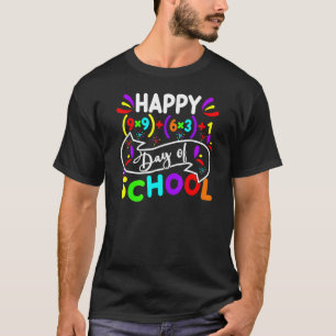 Camiseta 100 días felices de la fórmula 100 días de matemát