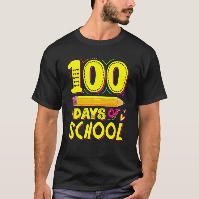 Camiseta 100 días felices del colegio de la Penci (Anverso)