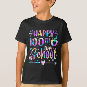 Camiseta 100 días felices del Día del Arco Escolar 100 días