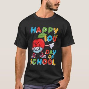 Camiseta 100 Días Felices Para Los Estudiantes De La Escuel