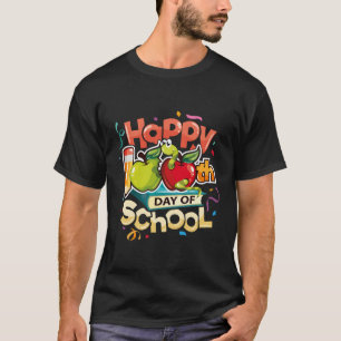 Camiseta 100 Días Feliz Día De Los Maestros Escolares