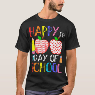 Camiseta 100 Días Feliz Día Del Maestro Escolar