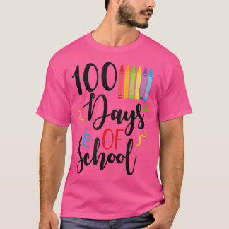 Camiseta 100 días feliz día del profesor universitario