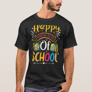 Camiseta 100 días feliz día del profesor universitario