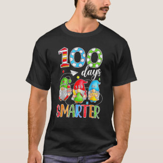 Camiseta 100 Días Gnomes Más Inteligentes Felices Cien Días