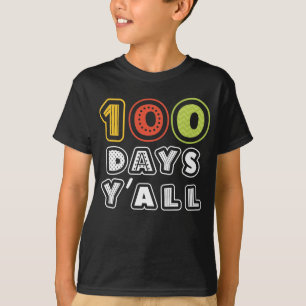 Camiseta 100 días graciosos, 100 días de escuela