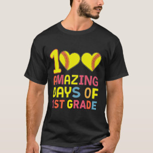Camiseta 100 Días Impresionantes De Primer Grado Softbyll P