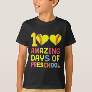 Camiseta 100 Días Increíbles De Stud De Jugador De Softbyll
