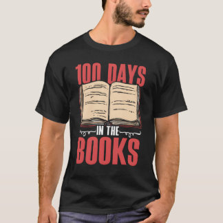 Camiseta 100 días libros inhe estudiante 100 días de escuel
