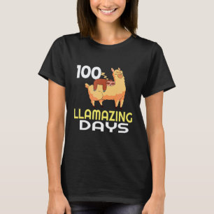 Camiseta 100 Días Llamativos 100º Día de la Escuela Perezo