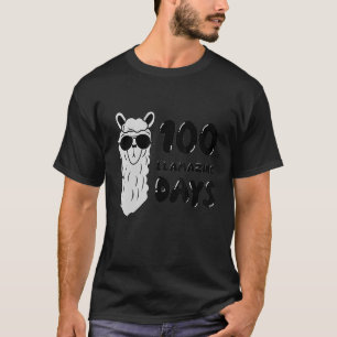 Camiseta 100 días llamativos llaman 100º día de la escuela