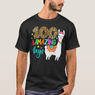 Camiseta 100 días llamativos llaman 100º día de la escuela