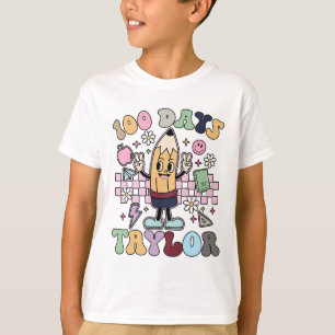 Camiseta 100 Días Maestro Taylor Para Niños 100 Días De Sch