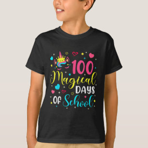 Camiseta 100 días mágicos de Chicas de Unicornio