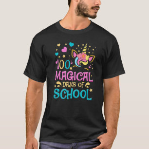 Camiseta 100 Días Mágicos de Escuela Unicornio 100º Día Chi
