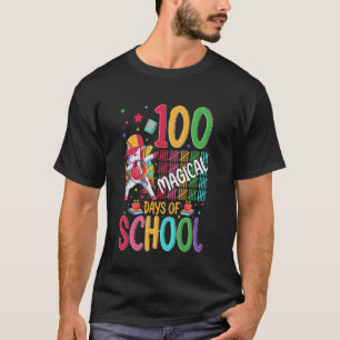 Camiseta 100 días mágicos de la escuela Unicorn Dab