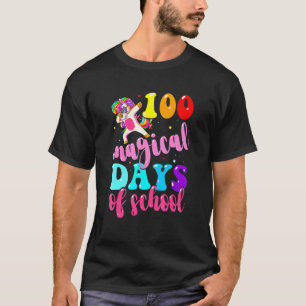 Camiseta 100 días mágicos de la escuela Unicornio