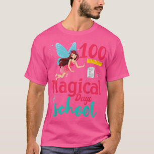 Camiseta 100 días mágicos del profesor de hadas escolares S