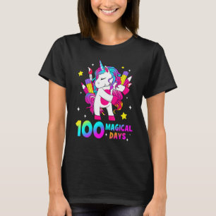 Camiseta 100 Días Mágicos Felices 100 Días Escolares De Arc