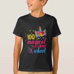 Camiseta 100 Días Magicos Niños Unicornios Costume 100 Días