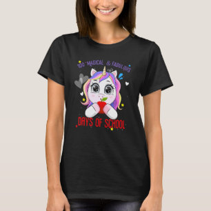 Camiseta 100 Días Mágicos y Fabulosos de Escuela Unicornio 