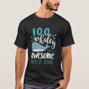 Camiseta 100 días magníficos para la ballena Guay 100 días