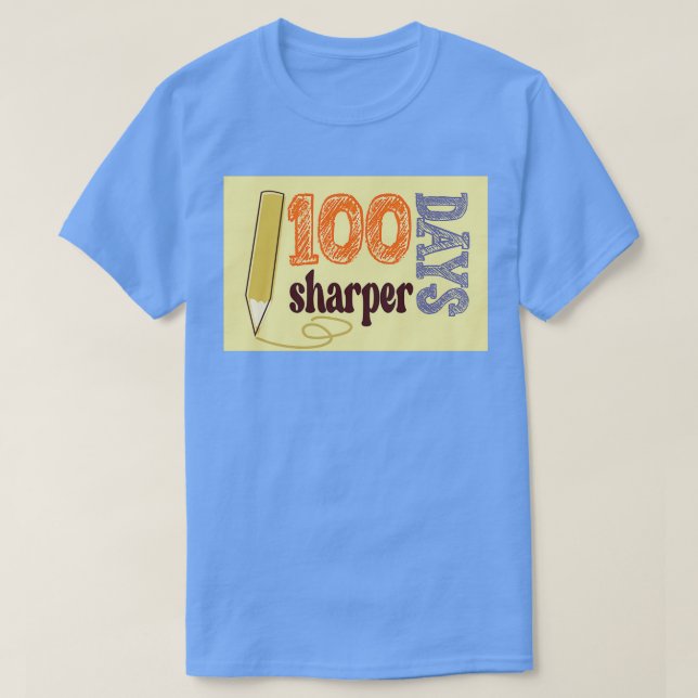 Camiseta 100 días más agudo 6 (Diseño del anverso)