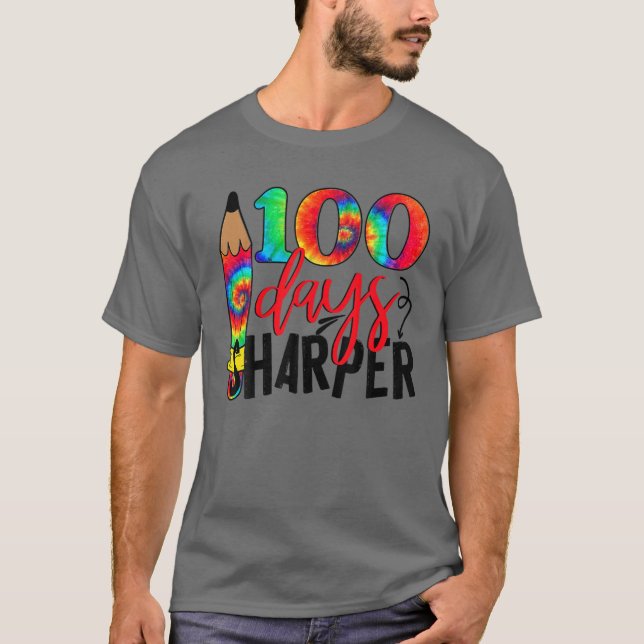 Camiseta 100 Días Más Agudos, 100 Días, De Los Niños Maestr (Anverso)