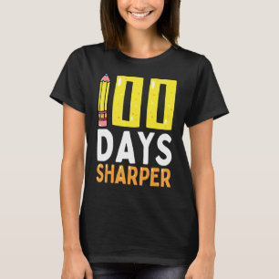 Camiseta 100 días más agudos 100 días para los niños profes