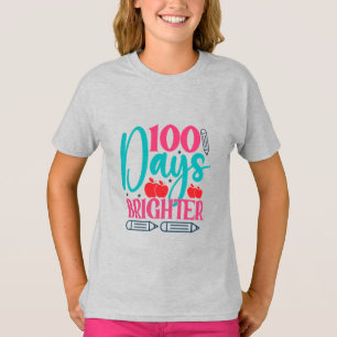 Camiseta 100 días más brillante