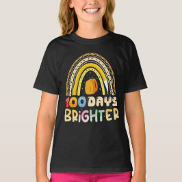 Camiseta 100 Días Más Brillante 100º Día de la Escuela Prof