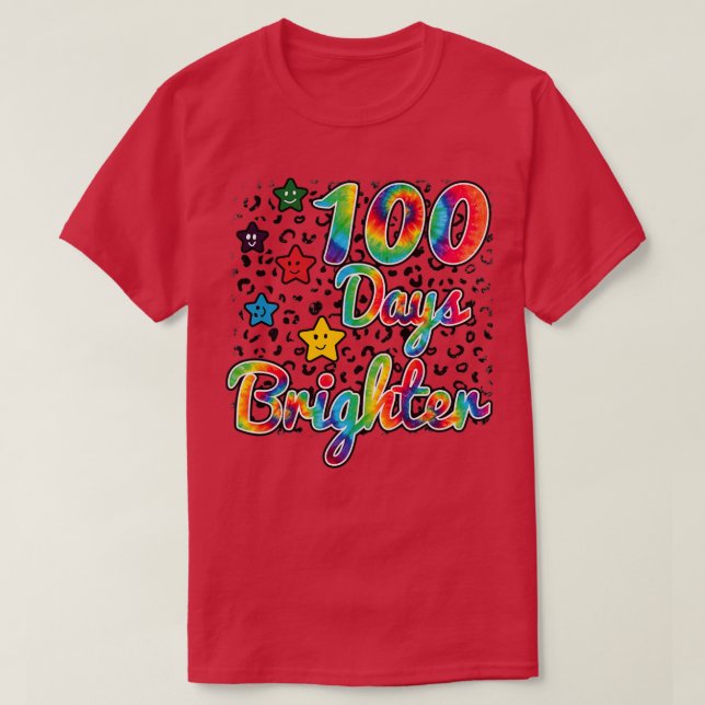 Camiseta 100 días Más brillante 16 (Diseño del anverso)