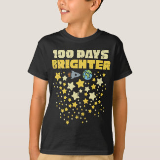 Camiseta 100 días más brillantes 100 días de estrellas esco