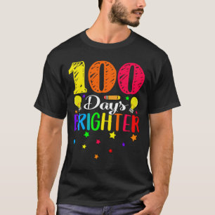 Camiseta 100 días más brillantes 100 días de estrellas esco